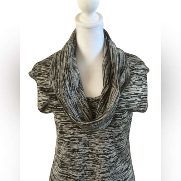 Candie's Black and Gray Cowl Neck Sweater - Picture 4 of 5